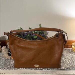 Coach Brown Leather Shoulder Bag
